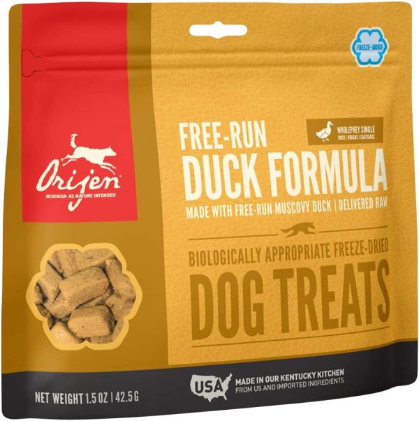 ORIJEN TREATS DOG FREE RUN DUCK 42.5G